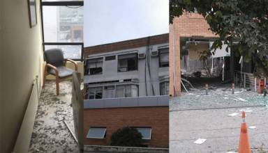  Las fuertes imágenes que dejó la explosión del Sanatorio Alemán de Concepción