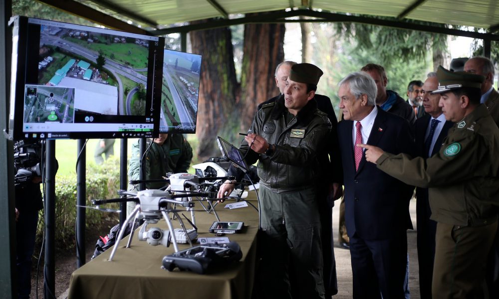  Presidente Piñera llegó a la Araucanía entre anuncios, reuniones y protestas