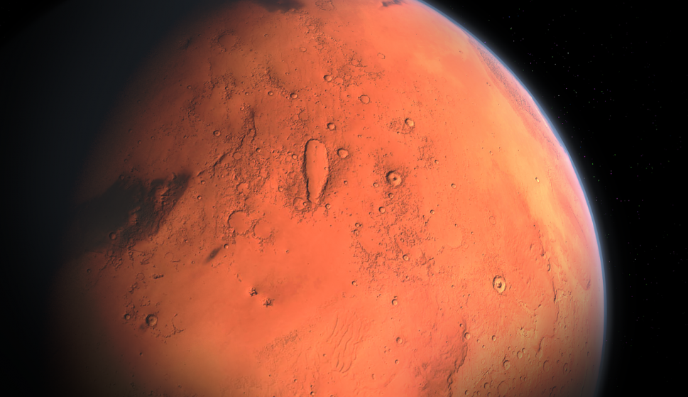  Detectan lago subterráneo en Marte