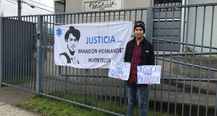  Familia de Brandon Hernández Huentecol anuncia demanda al Estado por ataque de Carabinero
