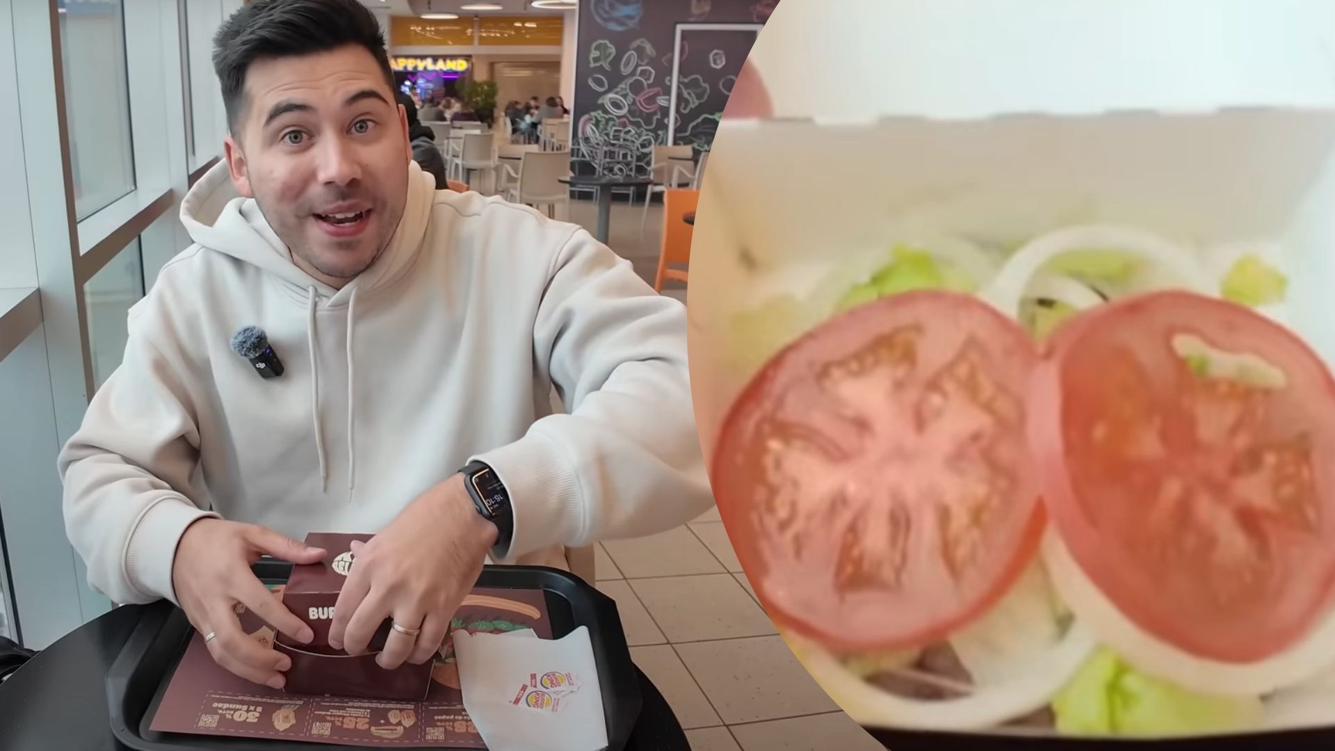 Youtuber chileno probó opciones saludables de comida rápida: ¿pasaron la prueba?