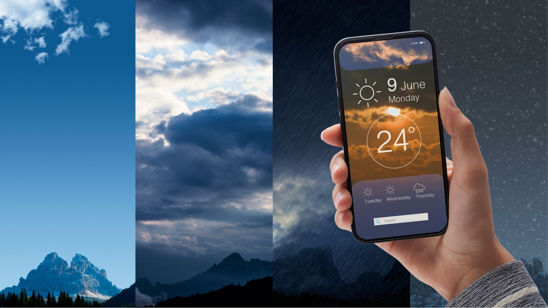 ¿Cómo se calculan las precipitaciones y los porcentajes que aparecen en tu teléfono?
