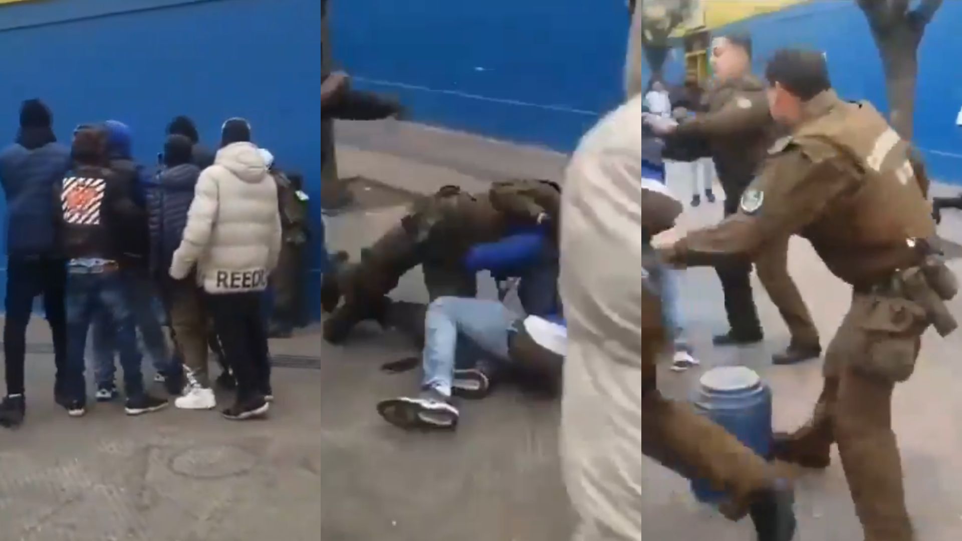 Agresores de carabineros en bario Franklin cumplían cautelar en sus domicilios