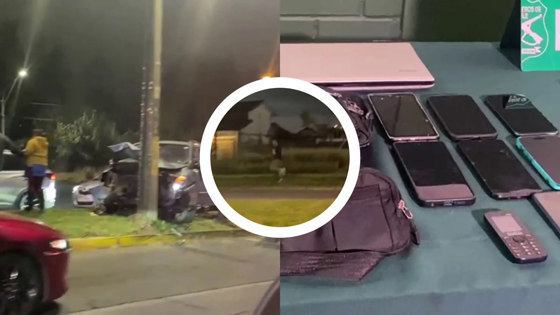 Carabineros detiene a tres venezolanos tras persecución en Maipú: involucrados en múltiples robos y portaban armas