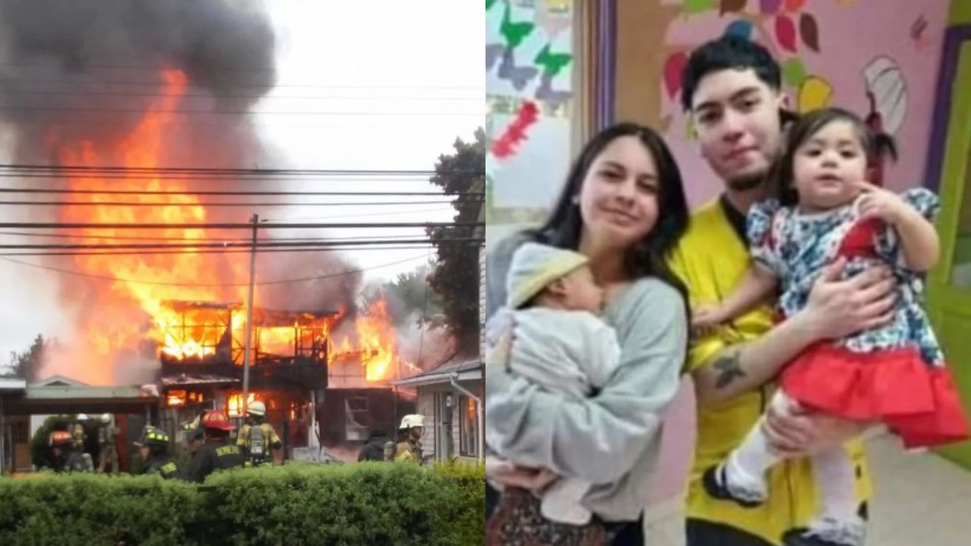 Cuatro personas, incluyendo dos menores, fallecen en trágico incendio en Valdivia