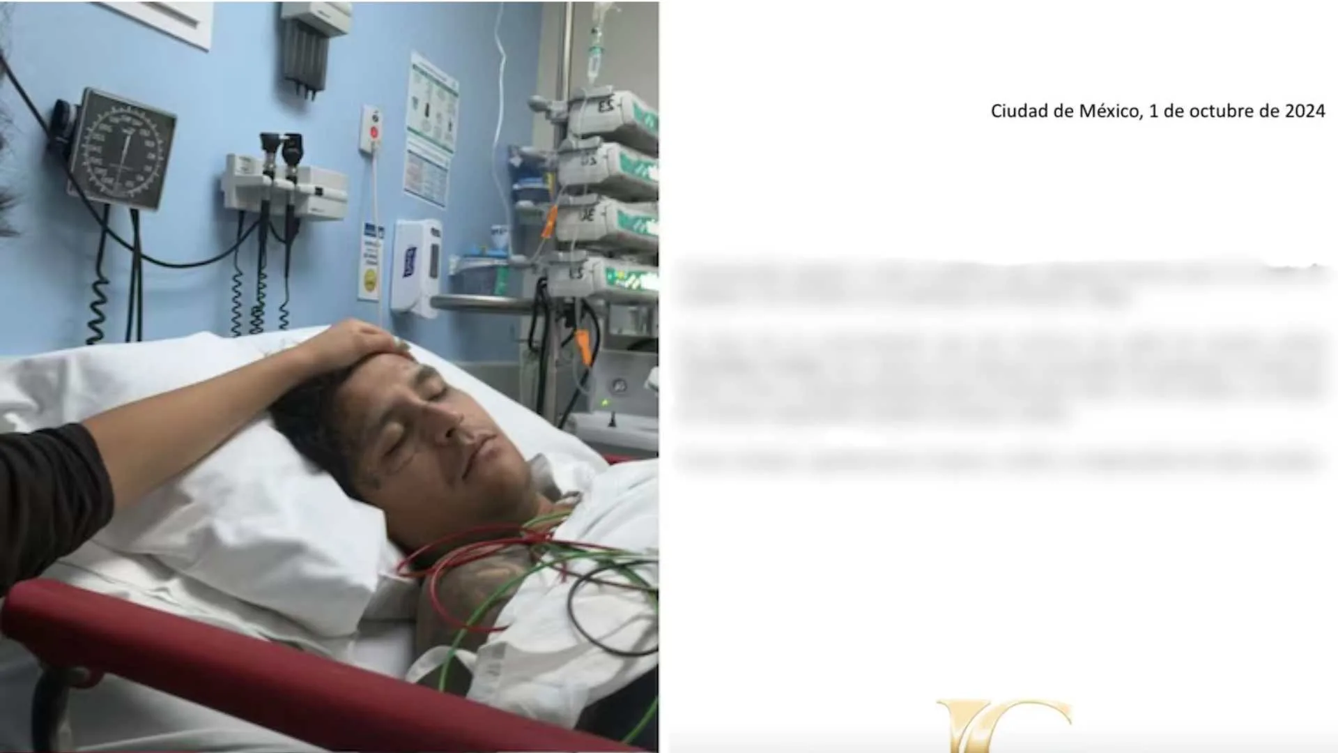 Christian Nodal es hospitalizado y cancela conciertos: su madre envía enigmático mensaje