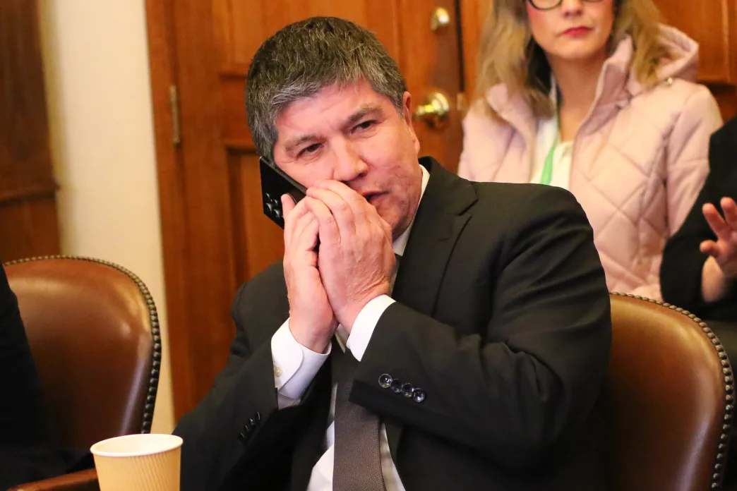 El subsecretario del Interior, Manuel Monsalve, durante la Comisión de Segudirad Ciudadana en el Congreso Nacional de Valparaiso.