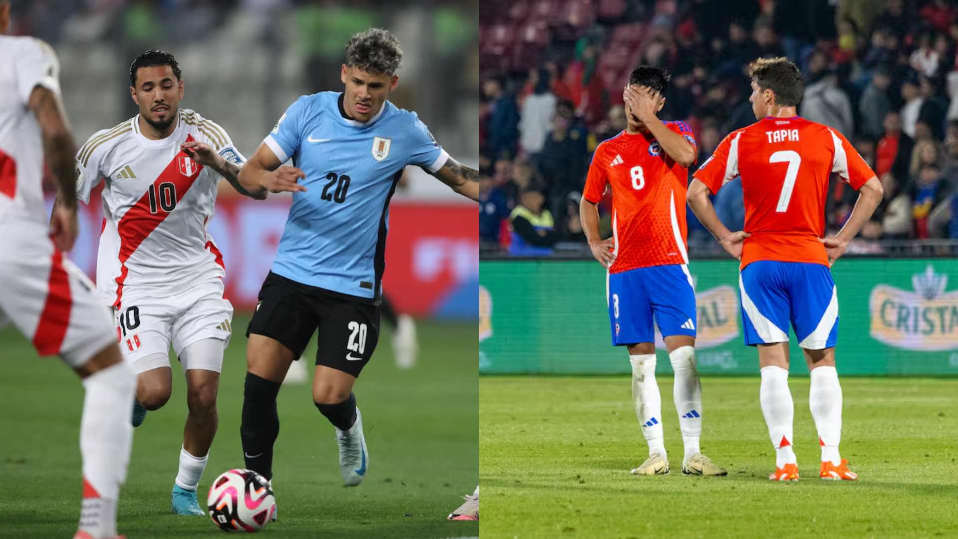 Perú vence a Uruguay y convierte a Chile en colista de las Eliminatorias