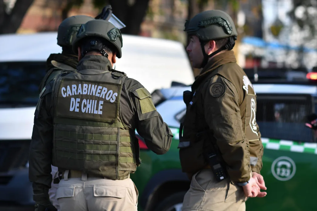 Carabineros en un operativo
