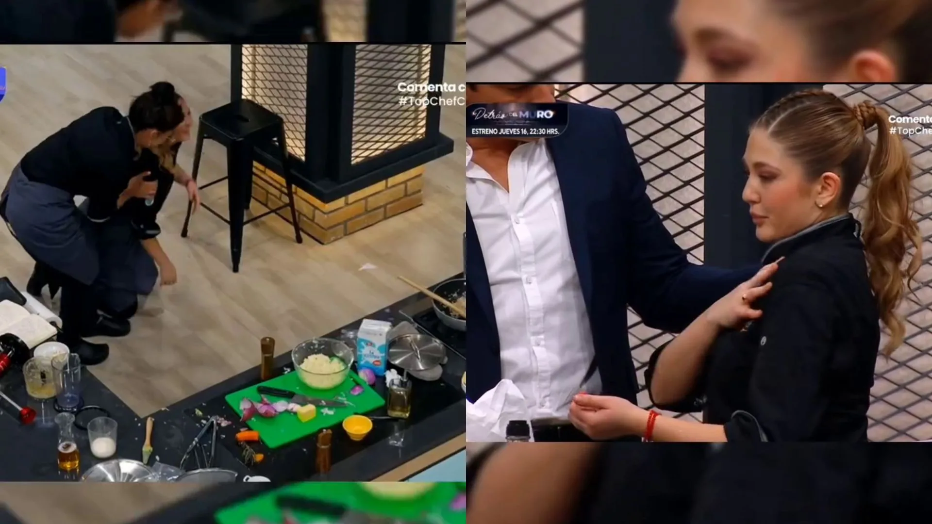 Dos caídas de Disley Ramos marcan capítulo de Top Chef VIP