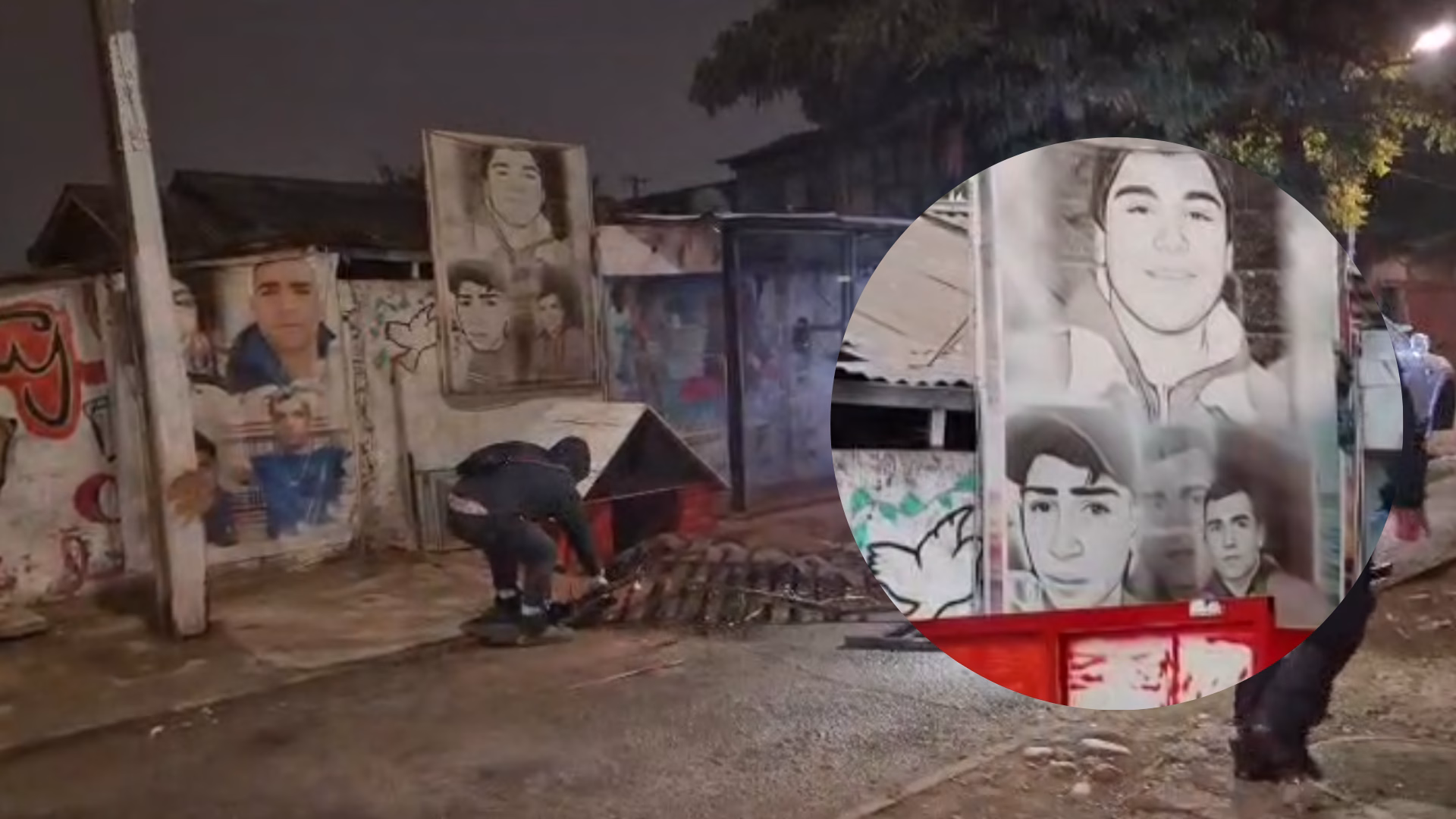 San Bernardo: demuelen narcomausoleo en honor a delincuente fallecido a los 18 años