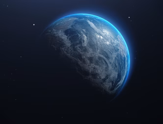 Imagen conceptual de un super-Tierra en una órbita exterior