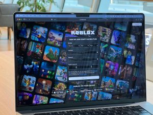 Fotografía de la página web de Roblox