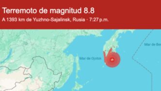 Terremoto en Rusia